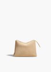 Khaite Pouches Lina Pochette In Dark Ivory Suede Dark Ivory Women