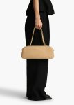 Khaite Shoulder Bags Wheat Women Simona Shoulder Bag In Wheat Suede - Image 5