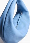 Khaite Shoulder Bags Women Medium Olivia Hobo In Sky Blue Pebbled Leather Sky Blue - Image 4