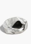 Khaite Silver Women Shoulder Bags Medium Olivia Hobo In Silver Eel Leather - Image 4