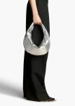Khaite Silver Women Shoulder Bags Medium Olivia Hobo In Silver Eel Leather - Image 5