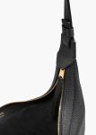 Khaite Small Augustina Crossbody Bag In Black Pebbled Leather Women Black Crossbody Bags - Image 3