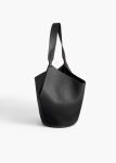 Khaite Totes Small Lotus Tote In Black Pebbled Leather Black Women - Image 2