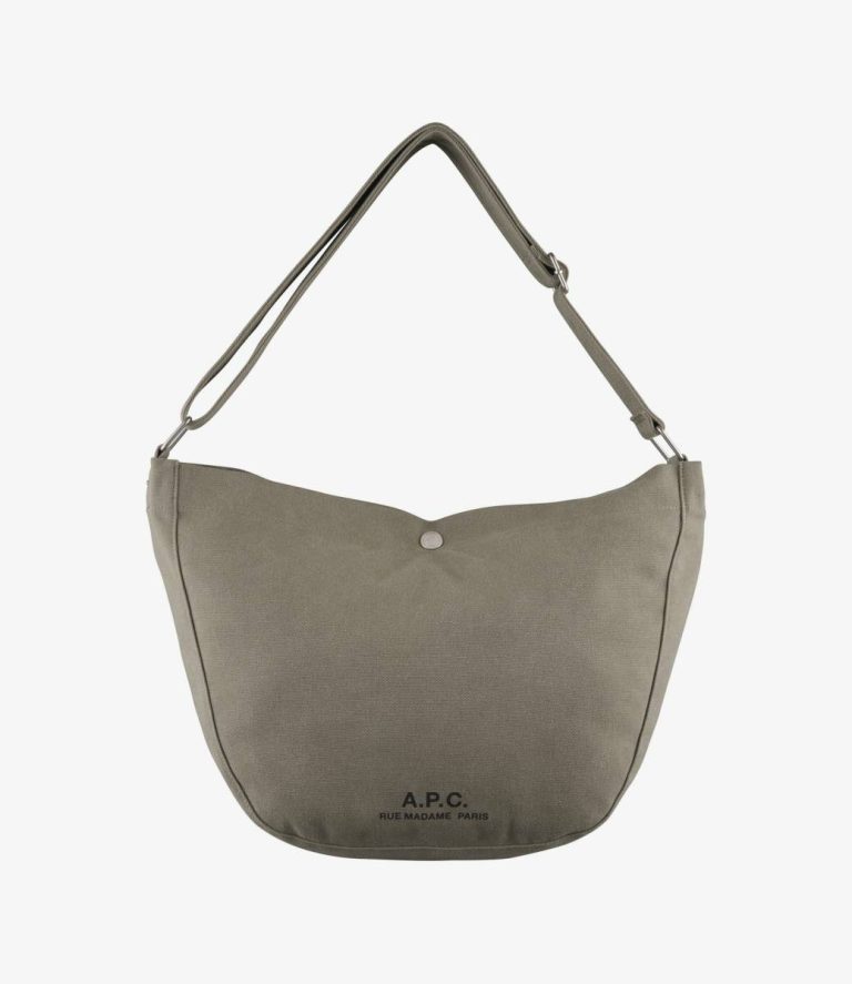 Khaki A.p.c. Journal Satchel Women Shoulder Bags