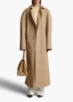 Large Lia Bag In Tan Leather And Honey Canvas Top Handle Khaite Women Tan / Honey - Image 5