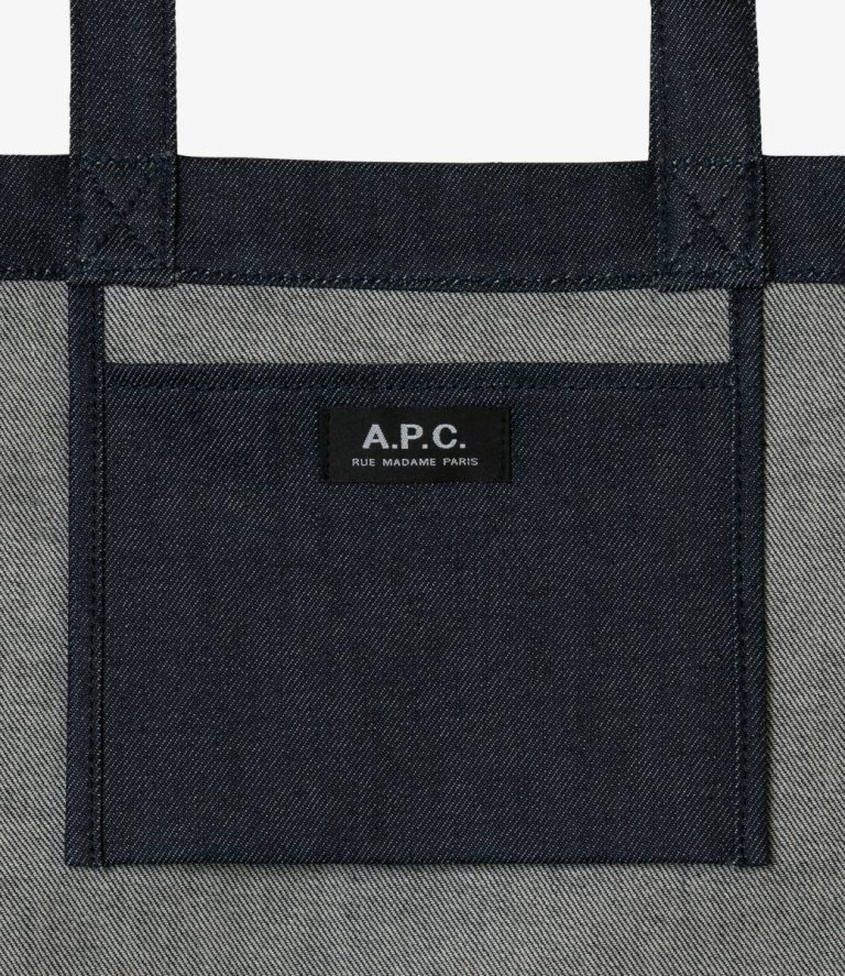 Laure Tote Bag Tote Bags Indigo A.p.c. Men - Image 3