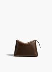 Lina Pochette In Chestnut Crackle Patent Leather Pouches Khaite Women Chestnut