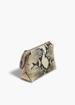 Lina Pochette In Natural Python-Embossed Leather Pouches Women Natural Khaite - Image 2