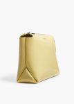 Lina Pochette In Pale Yellow Crackle Patent Leather Pale Yellow Khaite Pouches Women - Image 4