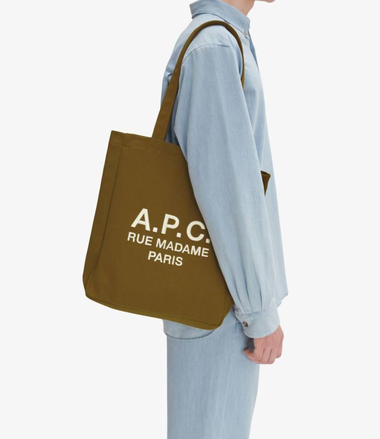 Lou Rue Madame Tote Bag Tote Bags A.p.c. Men Caramel - Image 2