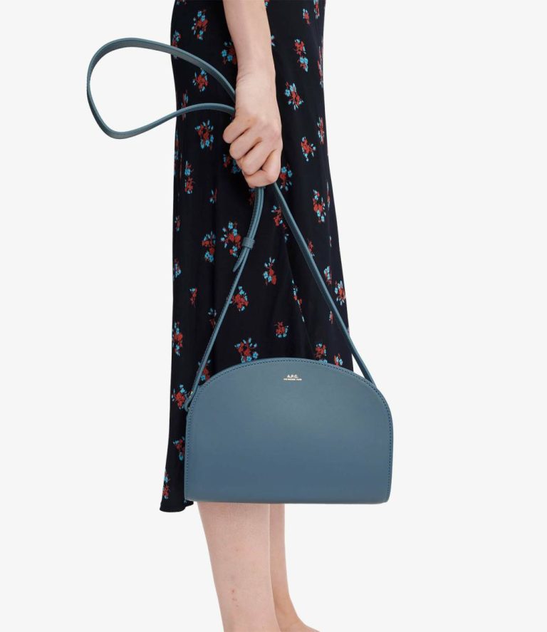 Marine Blue A.p.c. Women Crossbody Bags Demi-Lune Bag - Image 2