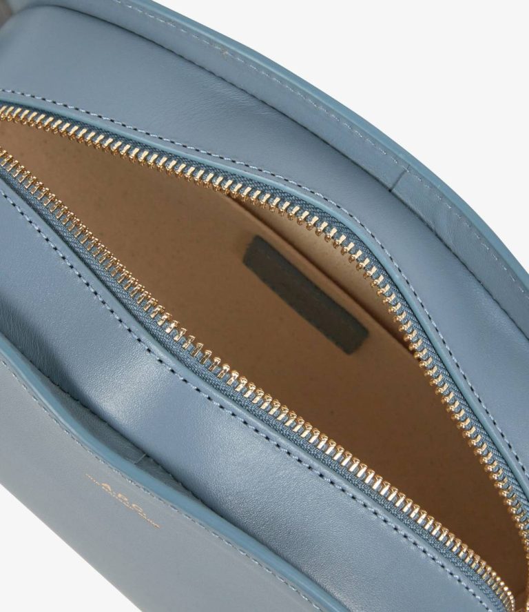 Marine Blue A.p.c. Women Crossbody Bags Demi-Lune Bag - Image 5
