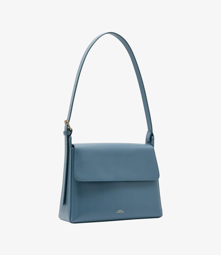 Marine Blue Virginie Flap Bag A.p.c. Crossbody Bags Women - Image 3
