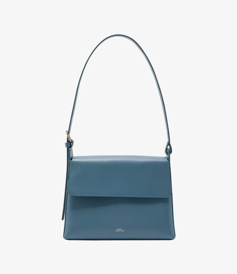 Marine Blue Virginie Flap Bag A.p.c. Crossbody Bags Women