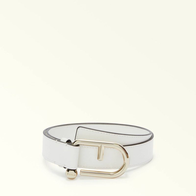 Marshmallow Women Belts Furla Nuvola Fixed Belt