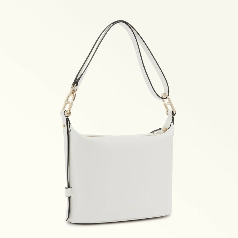 Marshmallow Women Crossbodies Furla Nuvola Shoulder Bag M - Image 3