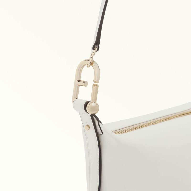 Marshmallow Women Crossbodies Furla Nuvola Shoulder Bag M - Image 5