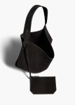 Medium Lotus Tote In Black Suede Women Totes Khaite Black - Image 3