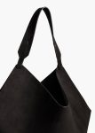 Medium Lotus Tote In Black Suede Women Totes Khaite Black - Image 4