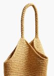 Medium Lotus Tote In Natural Raffia Women Natural Totes Khaite - Image 4