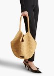 Medium Lotus Tote In Natural Raffia Women Natural Totes Khaite - Image 5