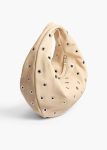 Medium Olivia Hobo In Dark Ivory Pebbled Leather With Grommets Women Shoulder Bags Dark Ivory Khaite - Image 2