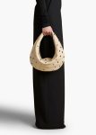 Medium Olivia Hobo In Dark Ivory Pebbled Leather With Grommets Women Shoulder Bags Dark Ivory Khaite - Image 5