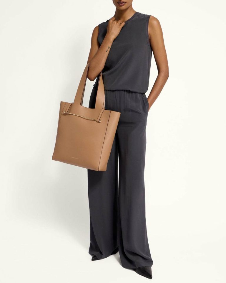 Melody Tote Strathberry Totes & Top Handle Bags Women Caramel