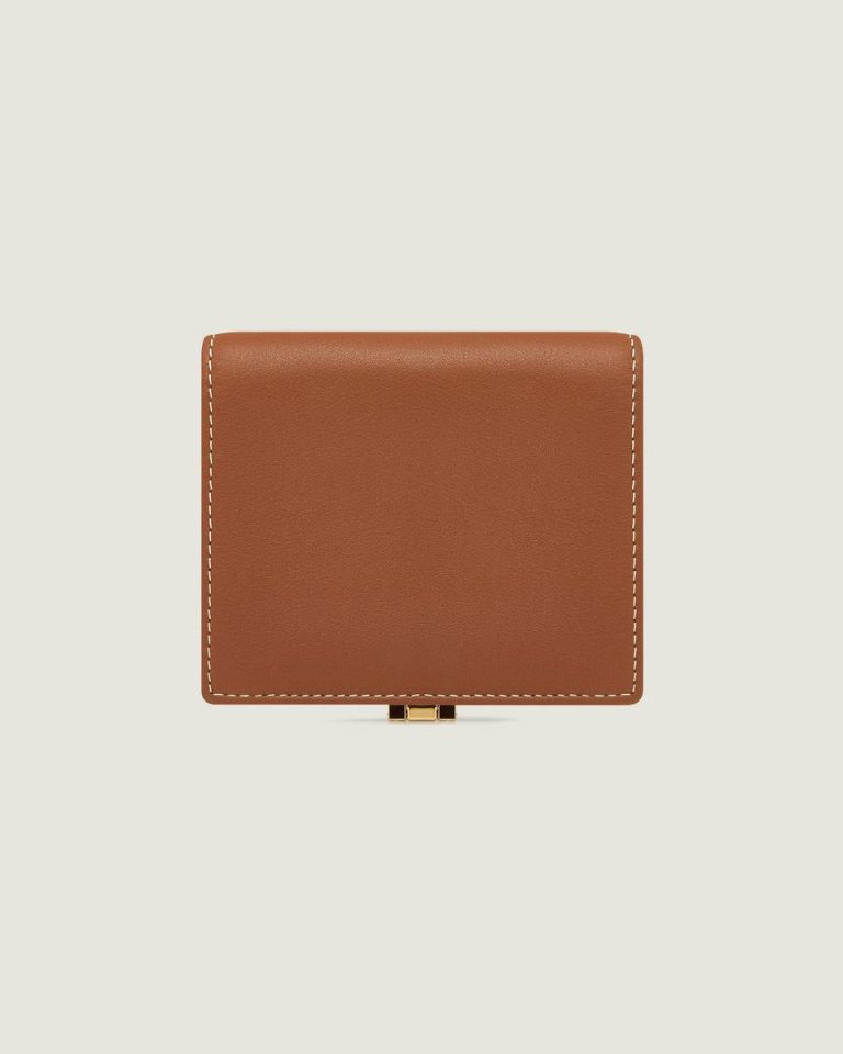 Melville Street Wallet Strathberry Wallets Women Chestnut With Vanilla Stitch - Image 4
