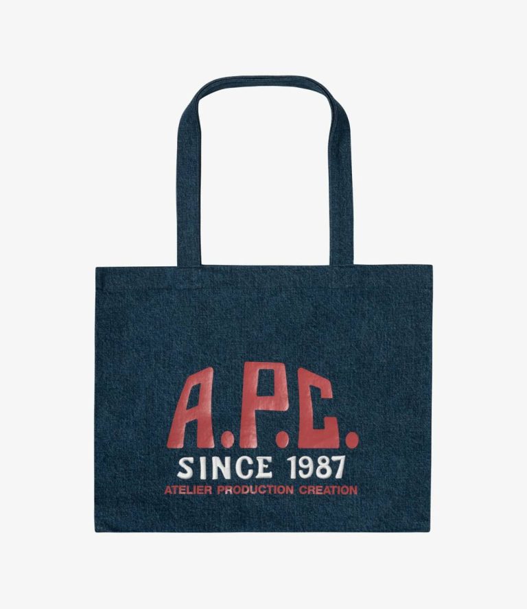 Men Diane Carpenter Shopping Bag Stonewashed Indigo Tote Bags A.p.c.