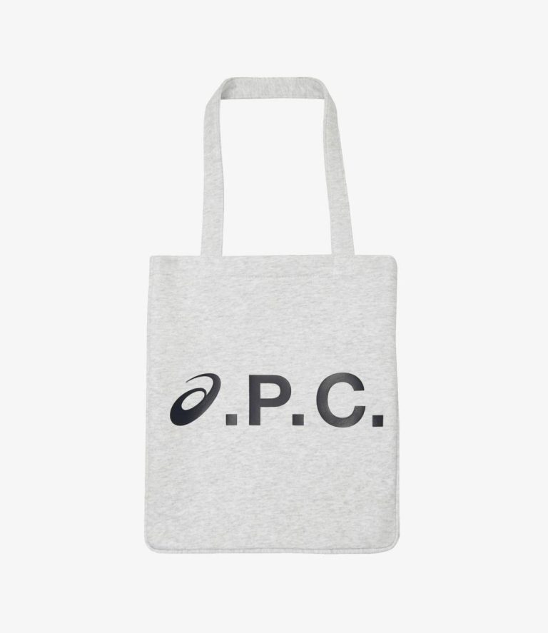 Men Pale Heather Gray Tote Bags Lou Asics Tote Bag A.p.c.