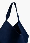 Midnight Navy Women Khaite Totes Medium Lotus Tote In Midnight Suede - Image 4
