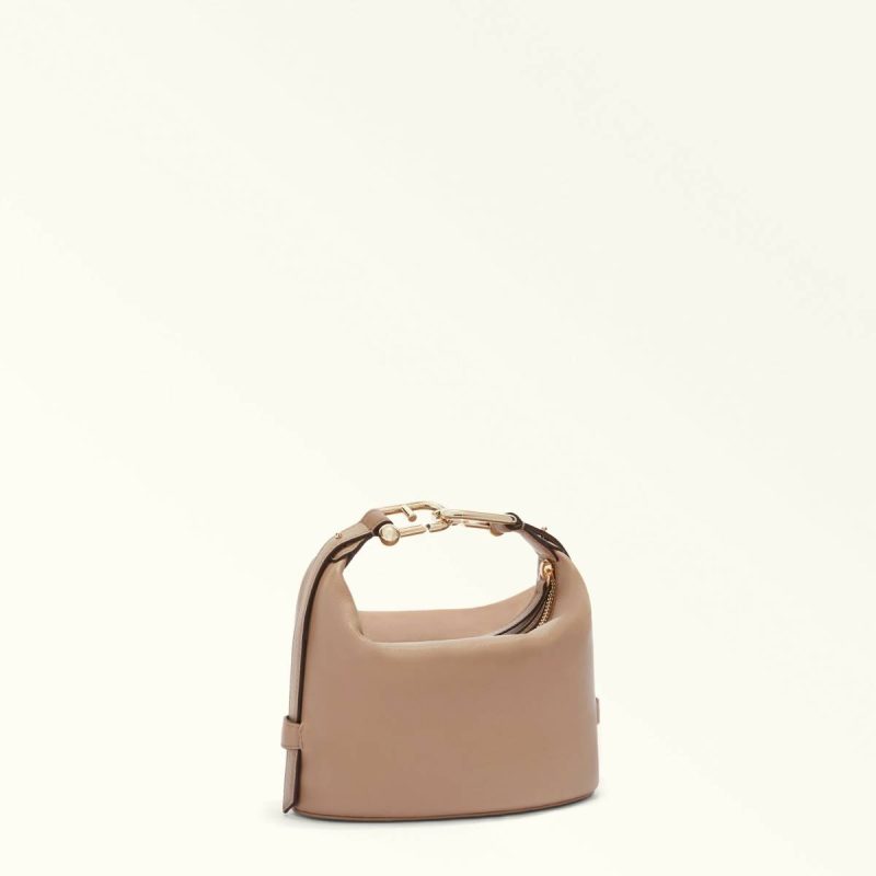 Mini Bags And Pouches Furla Nuvola Mini Bag Women Greige - Image 3