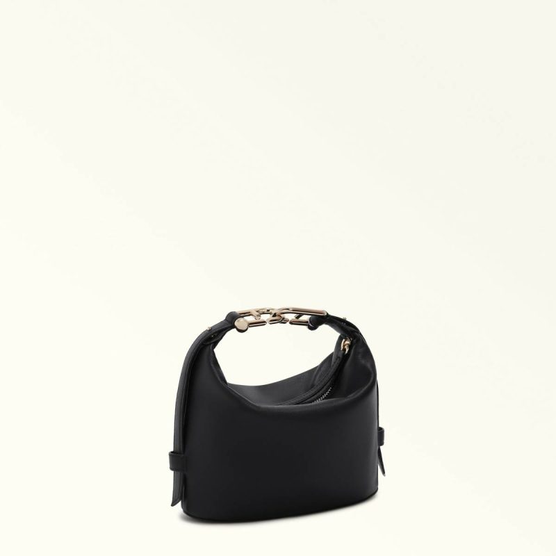 Mini Bags And Pouches Women Furla Nuvola Mini Bag Nero - Image 3