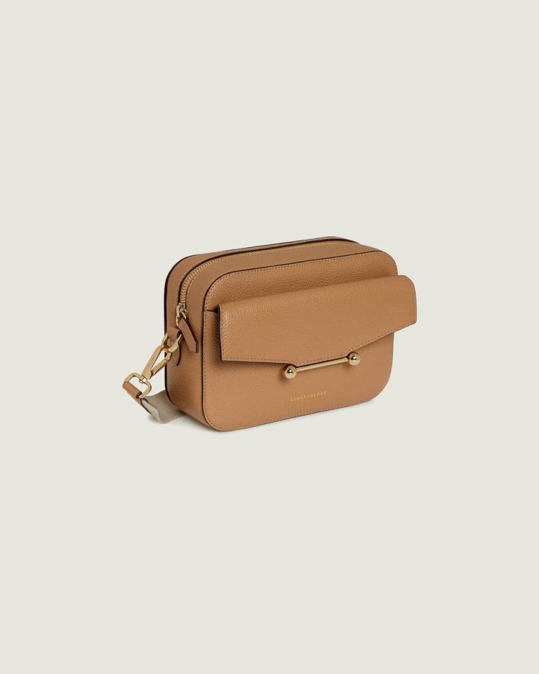 Mosaic Camera Caramel Women Travel Bags Strathberry - Image 2
