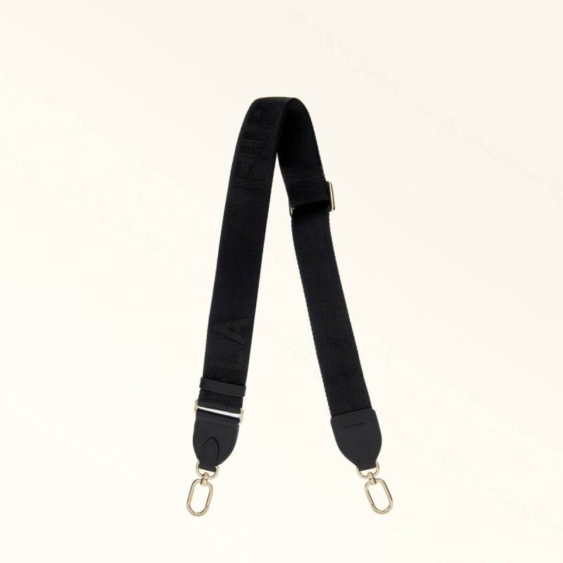 Nero Furla Fiona Shoulder Strap Straps Women