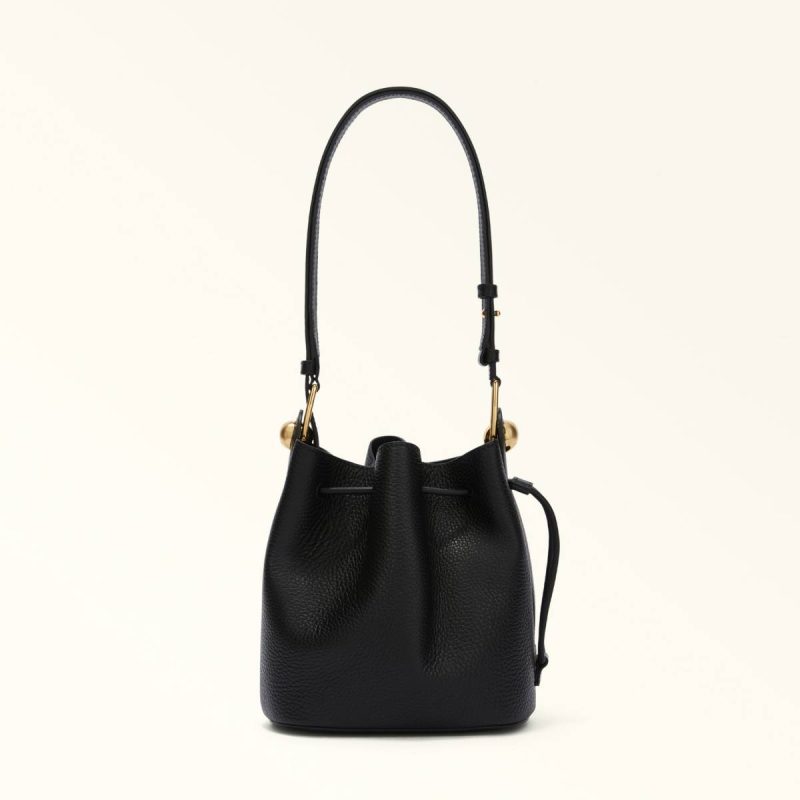 Nero Furla Sfera Bucket Bag Mini Women Crossbodies