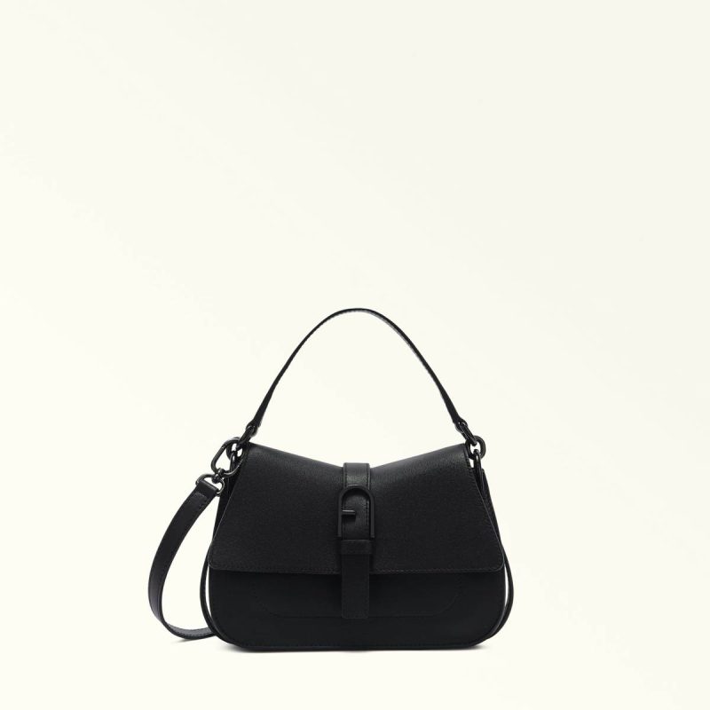Nero Top Handles Women Furla Flow Top Handle Mini