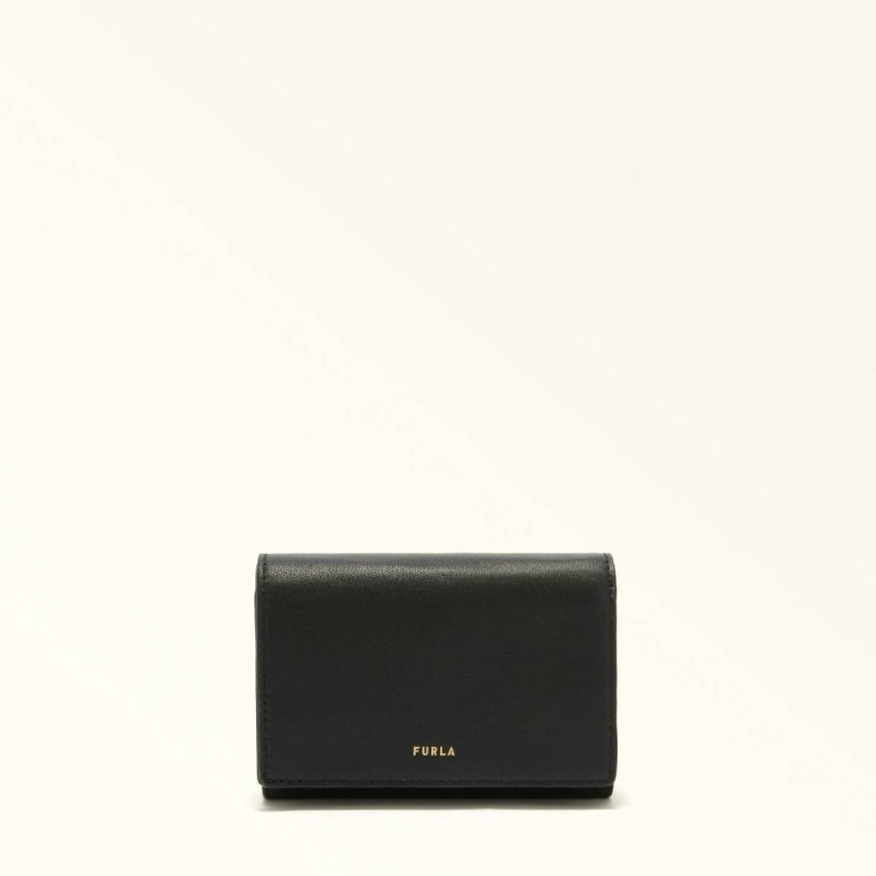 Nero Wallets Women Furla Nuvola Compact Wallet M