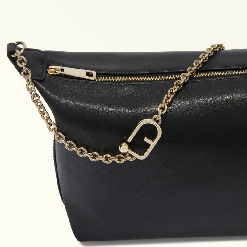 Nero Women Furla Nuvola Mini Bag Crossbodies - Image 5