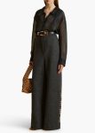 Nougat Shoulder Bags Khaite Elena Bag In Nougat Leather With Studs Women - Image 5