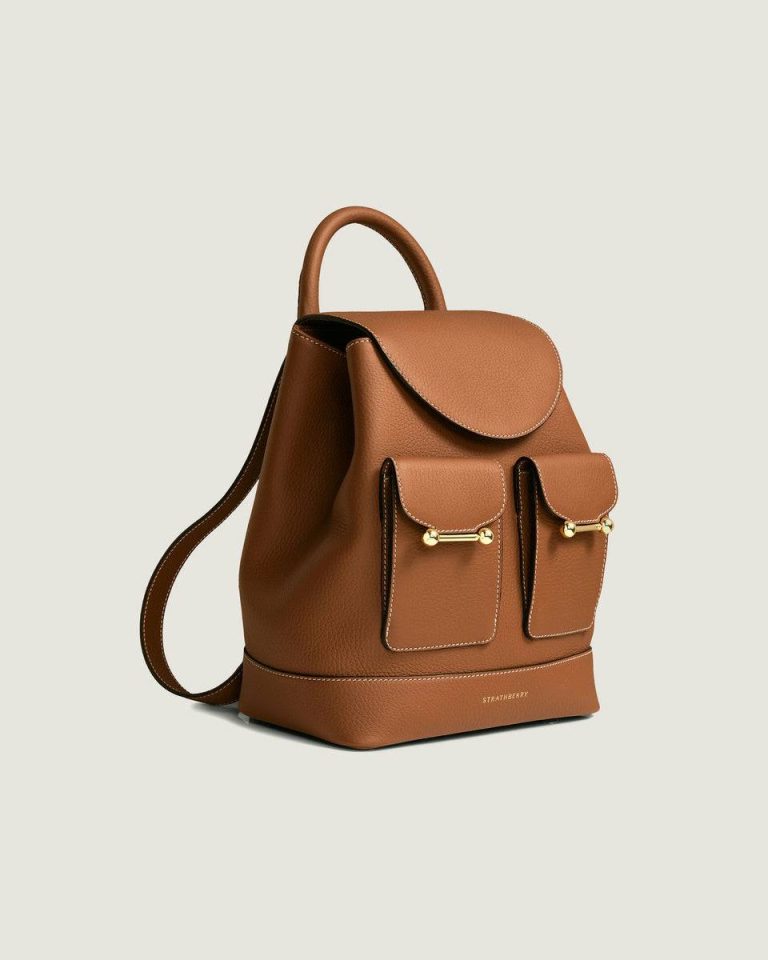Osette Backpack Strathberry Tan Women Travel Bags - Image 2