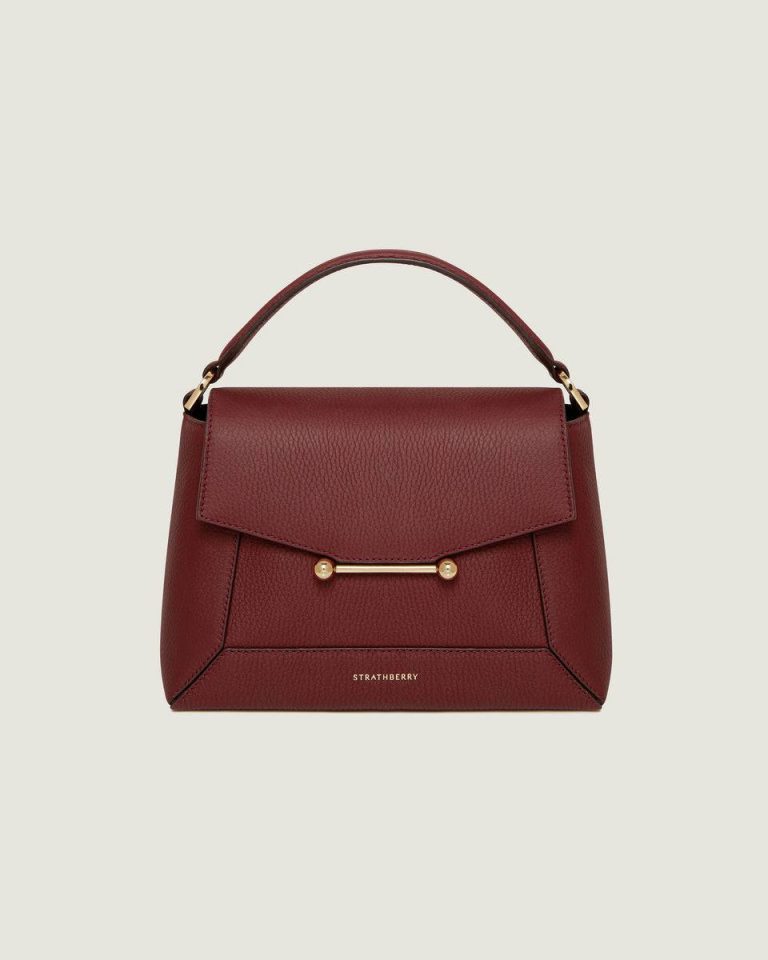 Oxblood Strathberry Mosaic Bag Women Totes & Top Handle Bags - Image 3