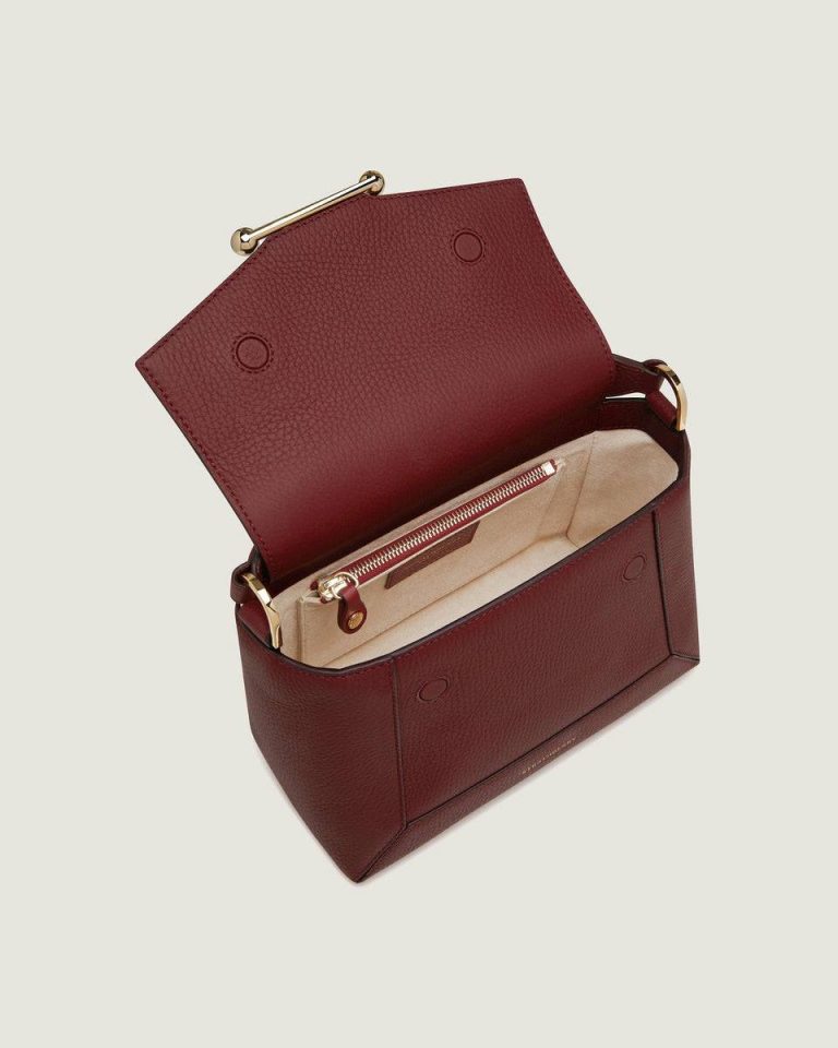 Oxblood Strathberry Mosaic Bag Women Totes & Top Handle Bags - Image 5