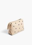 Pouches Lina Pochette In Dark Ivory Pebbled Leather With Grommets Dark Ivory Women Khaite - Image 2