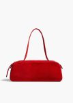 Rebel Women Khaite Simona Shoulder Bag In Rebel Suede Shoulder Bags