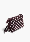 Rouge Noir Lina Crossbody Bag In Rouge Noir Suede With Silver Studs Women Khaite Crossbody Bags - Image 2