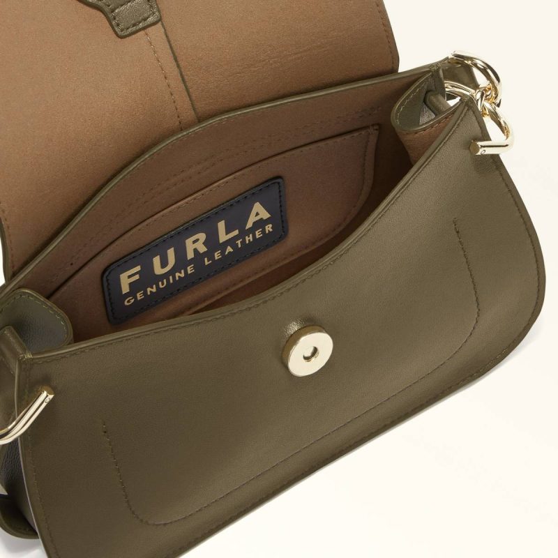 Sage Furla Flow Top Handle Mini Totes Women - Image 4