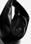 Shoulder Bags Black Medium Olivia Hobo In Black Crackle Patent Leather Women Khaite - Image 4