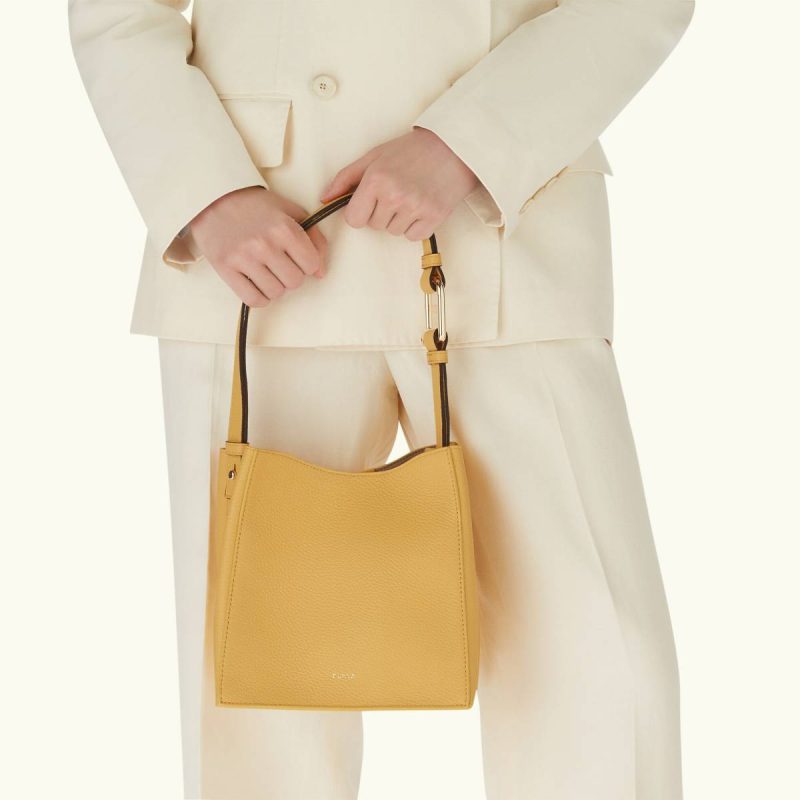 Shoulder Bags Crema Furla Nuvola Bucket Bag Mini Women - Image 2